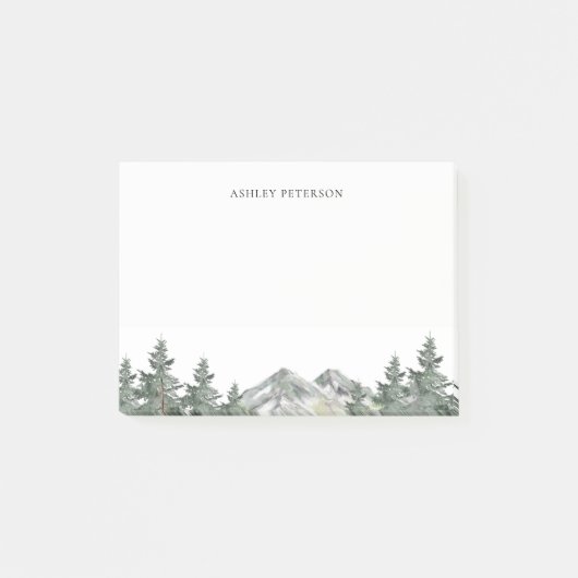 Pijnboombosgebergte, gepersonaliseerd post-it® notes (Voorkant)