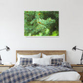 Pijnboomclose-up Canvas Afdruk (Insitu (Slaapkamer))