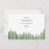 Pijnboomgaard... ben je mijn Bridesmaid-kaartje Bedankkaart (Achterkant)