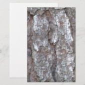 Pijnboomgaard Camo Natural Wood Camouflage Natuur Briefpapier (Voorkant / Achterkant)