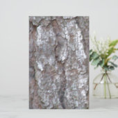 Pijnboomgaard Camo Natural Wood Camouflage Natuur Briefpapier (Staand voorkant)