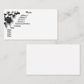 Pijnboomgaarden Visitekaartje met buisjes en sneeu (Voorkant / Achterkant)