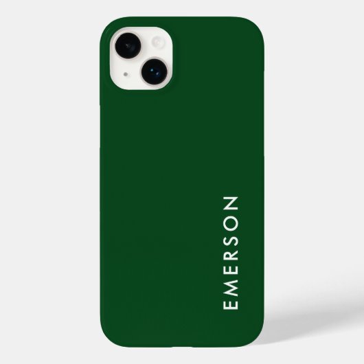 Pijnboomgroene kleurnaam Case-Mate iPhone case (Achterkant)
