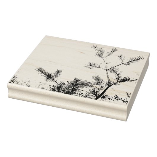 Pijnboomkegelledematen Ontwerp Rubberstempel (Stempel)