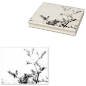 Pijnboomkegelledematen Ontwerp Rubberstempel (Gestempeld)