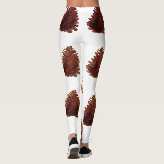 Pijnboomkegels Legging (Achterkant)