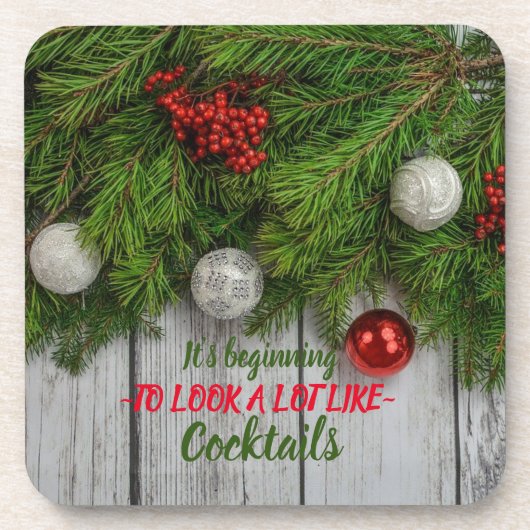 Pijnboompuizen Bier Onderzetter (Voorkant)