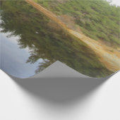 Pijnboomreflectie-meer Cadeaupapier (Hoek)