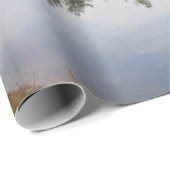 Pijnboomreflectie-meer Cadeaupapier (Rol Hoek)