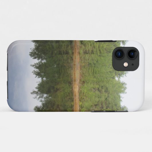 Pijnboomreflectie-meer Case-Mate iPhone Case (Achterkant (horizontaal))
