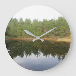Pijnboomreflectie-meer Grote Klok