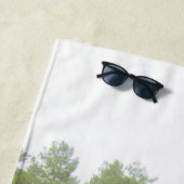 Pijnboomreflectie-meer Strandlaken (In situ)