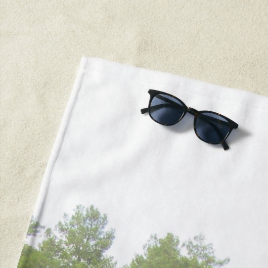 Pijnboomreflectie-meer Strandlaken (In situ)