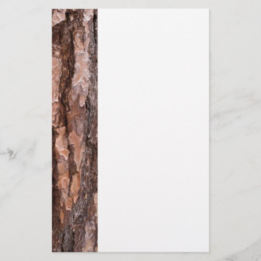 Pijnboomschors, textuur briefpapier (Voorkant)