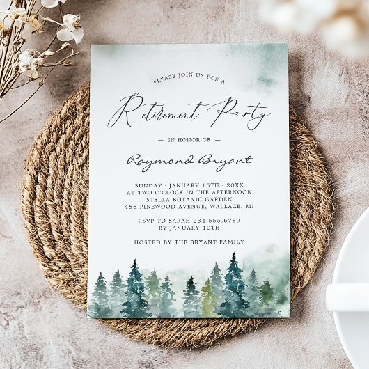 Pijnboomstam winterbos kaart