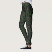 Pijnboomstructuurpatroon Leggings (Links)