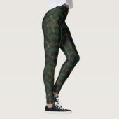 Pijnboomstructuurpatroon Leggings (Rechts)