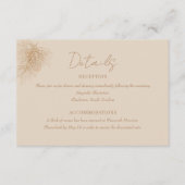 pijnboomtak | Winter Forest Trouwgegevens Informatiekaartje (Voorkant)