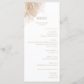 pijnboomtak | Winterbos | Huwelijksmenu Menu (Voorkant)