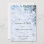 Pijnboomtakken, Verloving van sneeuwsnaarlichten Kaart (Voorkant)