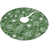 Pijnboomtwijgen en Ornamenten Kerstboom Rok (Gekanteld)