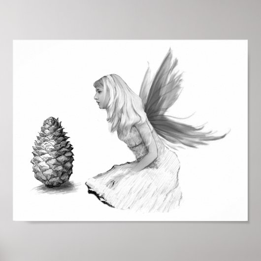 Pijnboomvliezen met pijnkloon poster (Voorkant)
