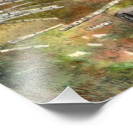 Pijnbos Foto Afdruk (Hoek)