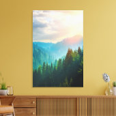 Pijnbos in de Dolomites, Italië Canvas Afdruk (Insitu (Woonkamer))
