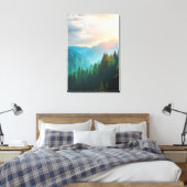 Pijnbos in de Dolomites, Italië Canvas Afdruk (Insitu (Slaapkamer))