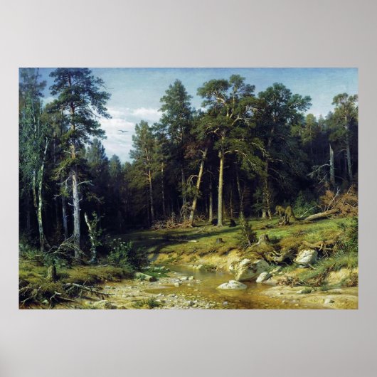 Pijnbos in de provincie Viatka Poster (Voorkant)