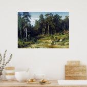 Pijnbos in de provincie Viatka Poster (Keuken)