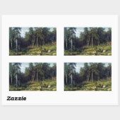 Pijnbos in de provincie Viatka Rechthoekige Sticker (Vel)