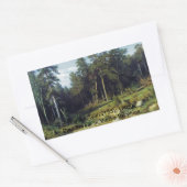 Pijnbos in de provincie Viatka Rechthoekige Sticker (Envelop)