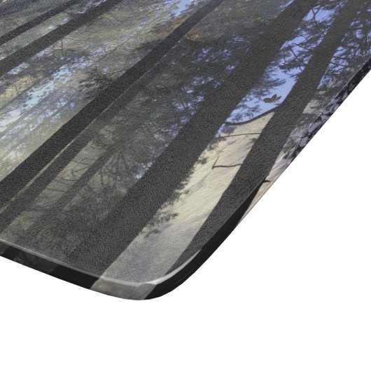 Pijnbos met zonneschijnse Natuur Snijplank (Hoek)