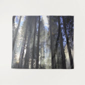 Pijnbos met zonneschijnse Natuur Wandkleed (Voorkant (horizontaal))