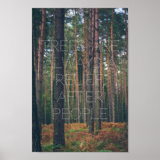 Pijnbos Poster (Voorkant)