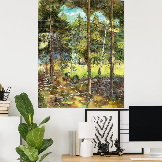 Pijnbos Poster (Thuiskantoor)