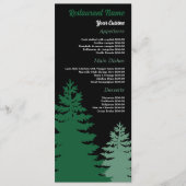 Pijnbos, restaurant Slimline Menu (Voorkant)