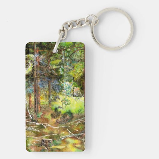 Pijnbos Sleutelhanger (achterkant)