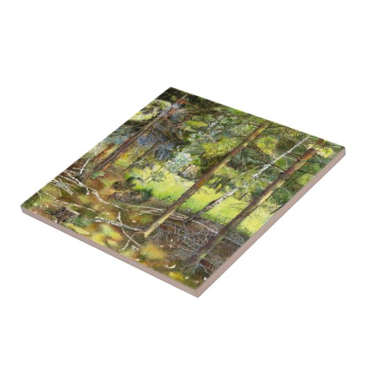 Pijnbos Tegeltje (Zijkant)