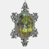 Pijnbos Tin Sneeuwvlok Ornament (Links)