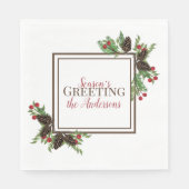 Pijnconen en servetten op basis van bessen (Voorkant)