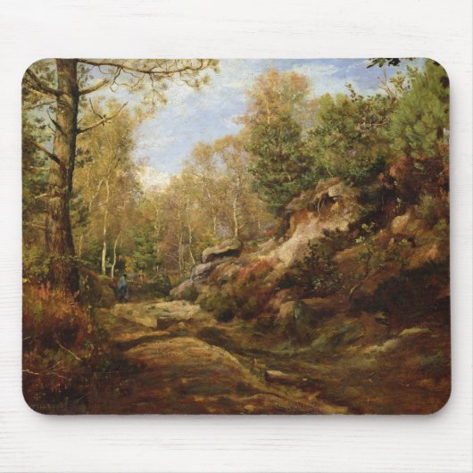 Pijnen en vogelbomen of het bos van muismat (Voorkant)