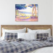 Pijnen langs de kust canvas afdruk (Insitu (Slaapkamer))