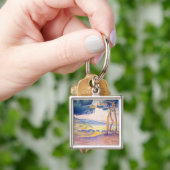 Pijnen langs de kust sleutelhanger (Hand)