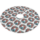 Pijnenkrans met Holly Christmas Pattern Kerstboom Rok (Gekanteld)