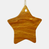 Pijnhout I Faux Wooden Texture Keramisch Ornament (Rechts)