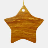 Pijnhout I Faux Wooden Texture Keramisch Ornament (Voorkant)