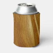 Pijnhout II Faux Wooden Texture Blikjeskoeler (Blikje Achterkant)