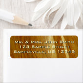 Pijnhout II Faux Wooden Texture Etiket (Insitu)